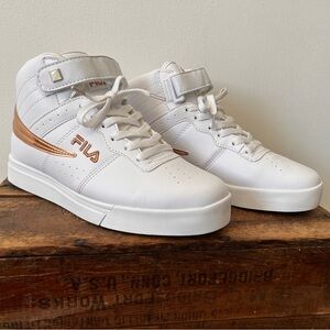 Fila White and Gold Women's Sneakers